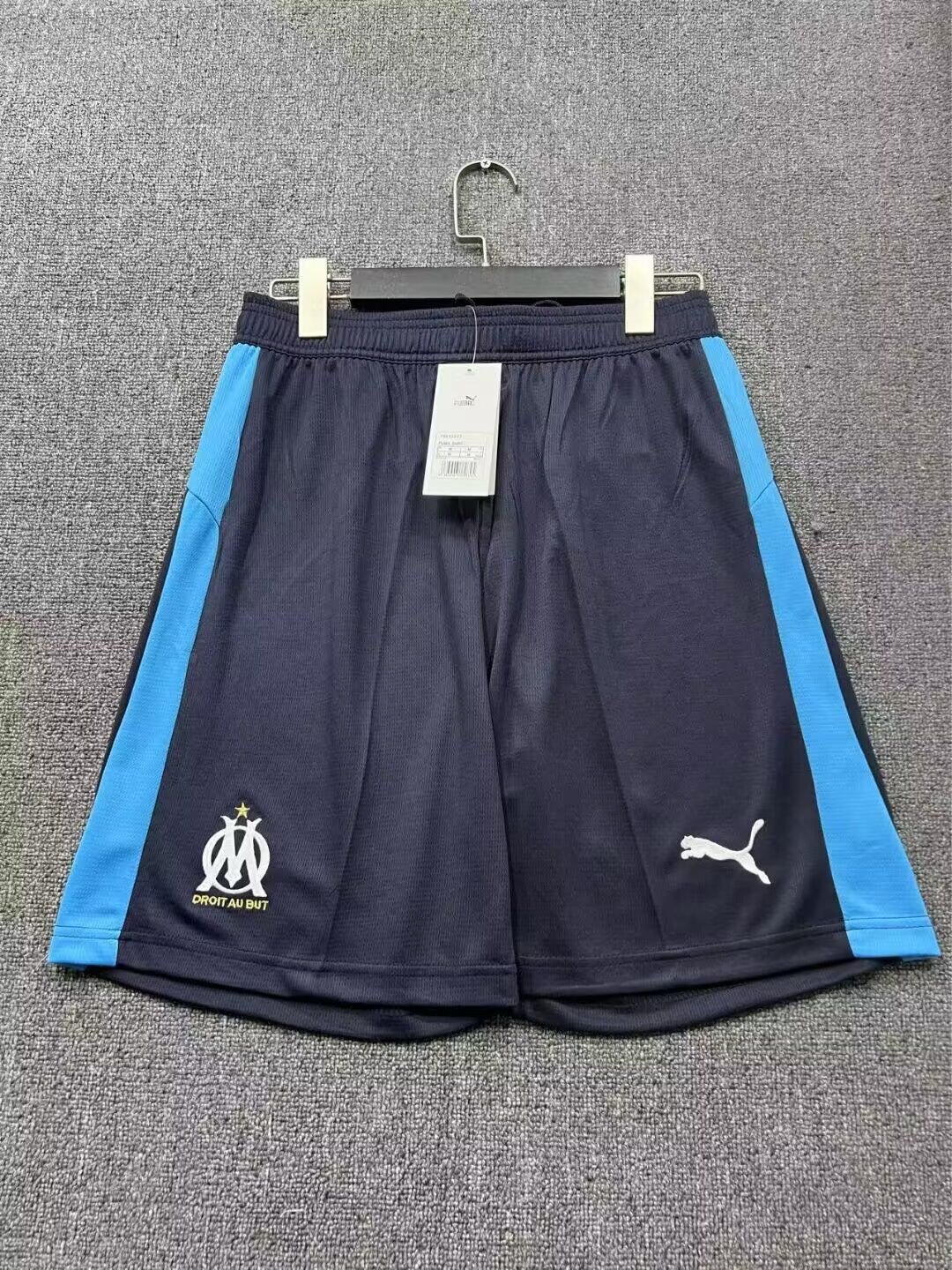 AAA Quality Marseille 25/26 Away Navy Blue Soccer Shorts